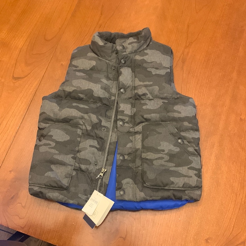 Boys urban camouflage vest